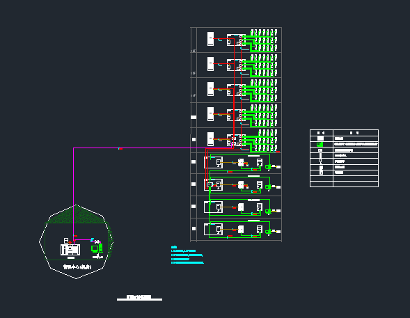 模拟非可视楼宇对讲系统图