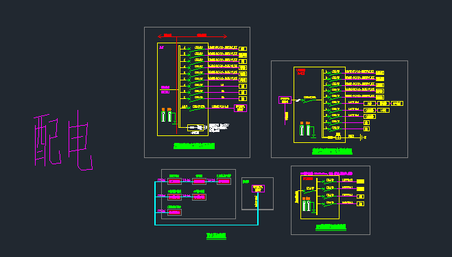 比较完整的智能化机房配电及UPS二次配电系统图