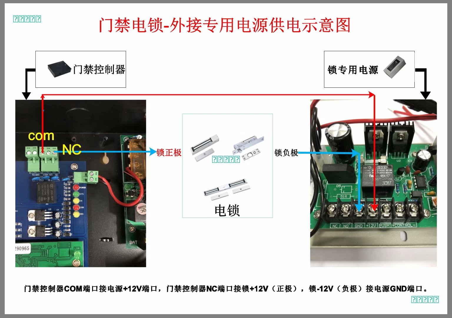 适合新手设计师的简单易懂门禁系统接线图
